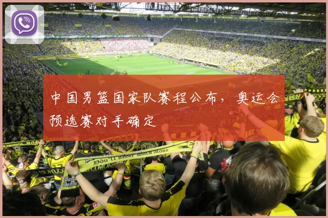 中国男篮国家队赛程公布,奥运会预选赛对手确定