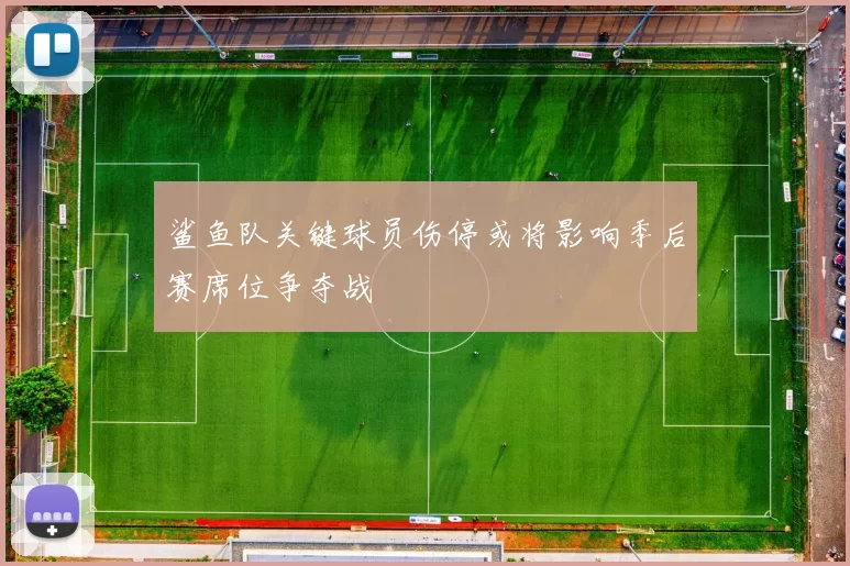 鲨鱼队关键球员伤停或将影响季后赛席位争夺战
