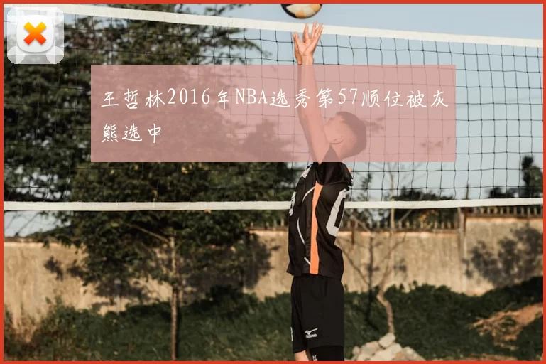 王哲林2016年NBA选秀第57顺位被灰熊选中